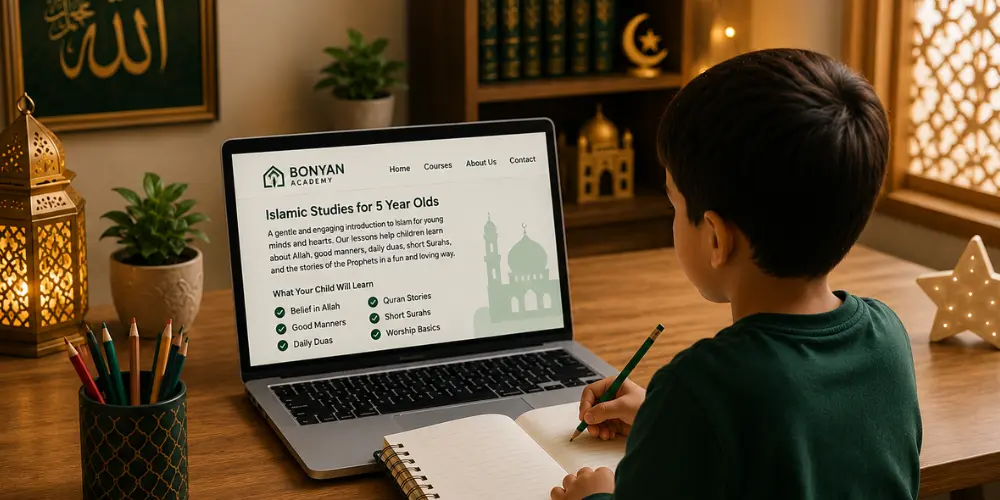Islamic studies for 5 year olds