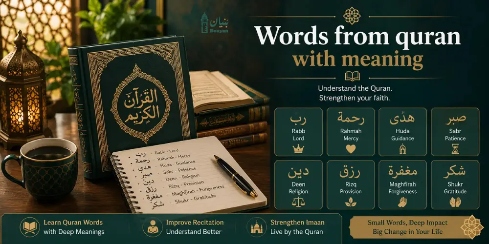 Words from quran with meaning