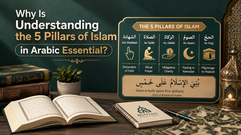 5 pillars of islam in arabic